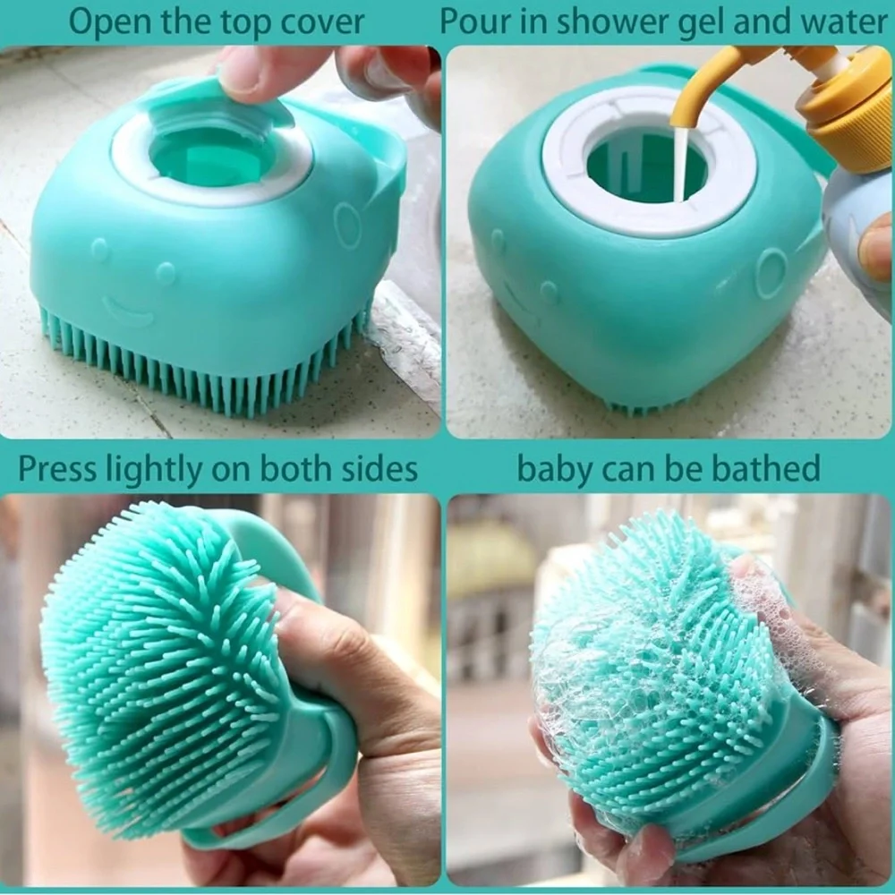 ❤️🐶 Soft Silicone Shampoo/ Grooming Pet Brush
